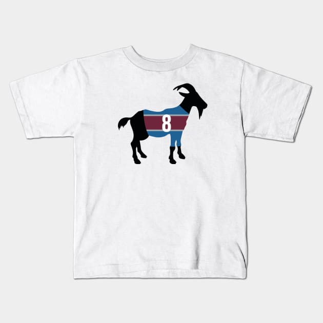 Cale Makar GOAT Kids T-Shirt by cwijeta